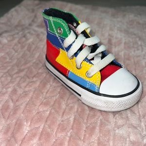 Toddler - Color- Block Patchwork Converse All Star Hi